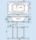 Акриловая ванна Triton Атлант 205x120 см, фото 3