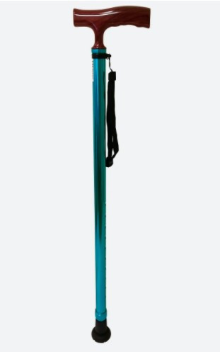 Трость Amrus с классической рукояткой синяя