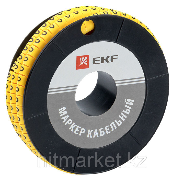 Маркер кабельный 1,5 мм2 "0" (1000 шт.) (ЕС-0) EKF PROxima - фото 1 - id-p97554819