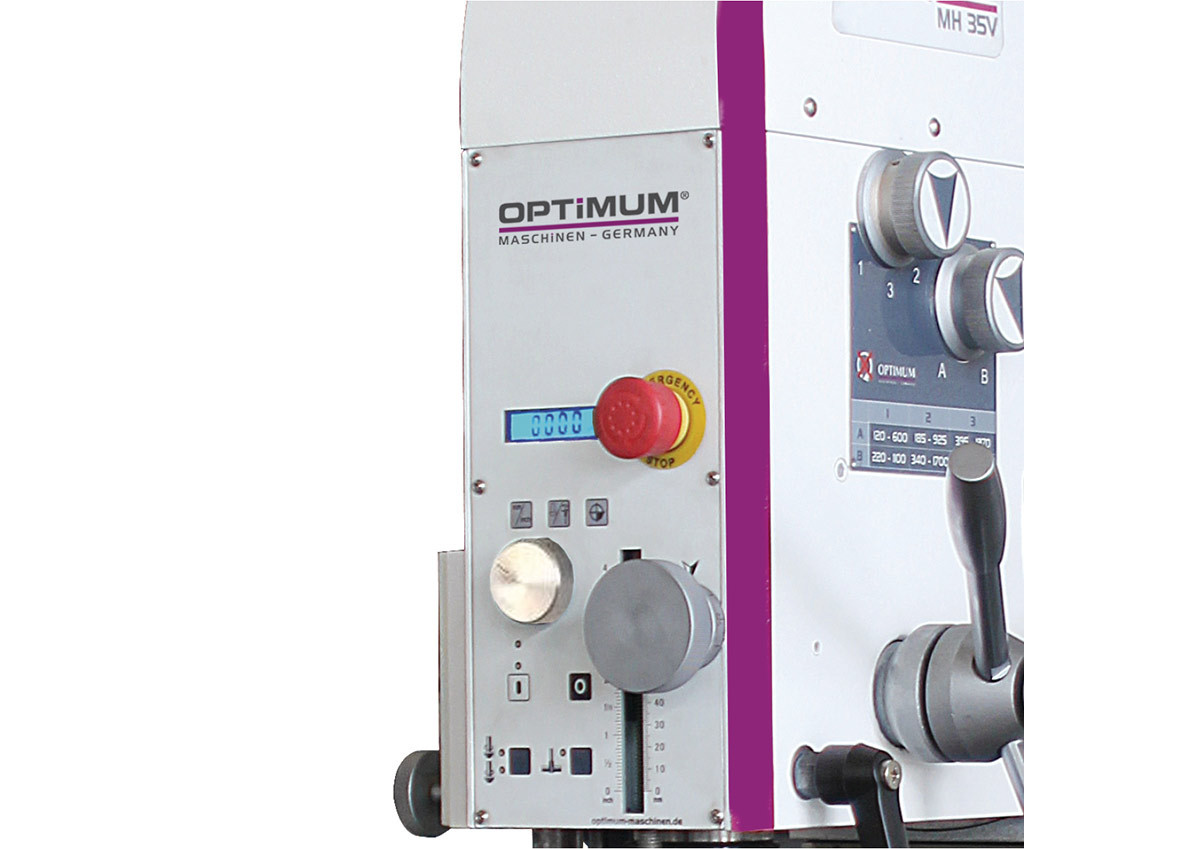 Сверлильно-фрезерный станок Optimum OPTImill MH 35G - фото 3 - id-p75590016