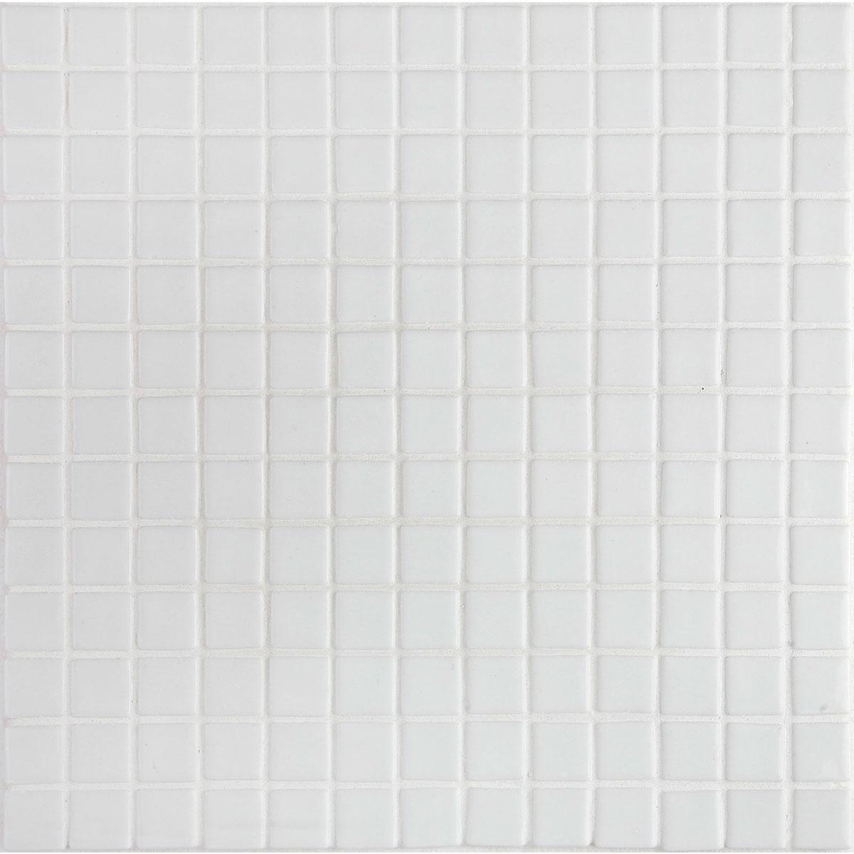 Стеклянная мозаика Ezarri Lisa 2545-А Anti-Slip (Коллекция Lisa, White, белая) - фото 2 - id-p97564159