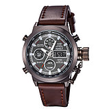 Мужские наручные военные часы AMST 31003 коричневые оригинал . В описании видео обзор!, фото 4