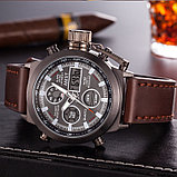 Мужские наручные военные часы AMST 31003 коричневые оригинал . В описании видео обзор!, фото 6