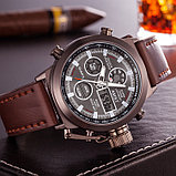Мужские наручные военные часы AMST 31003 коричневые оригинал . В описании видео обзор!, фото 10