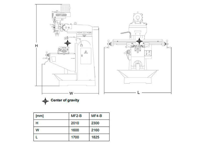 Вертикально-фрезерный станок Optimum OPTImill MF 2-B - фото 4 - id-p86690046