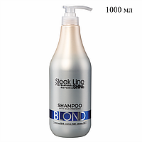 Шампунь с протеином шелка SLEEK LINE BLOND 1000 мл №10479