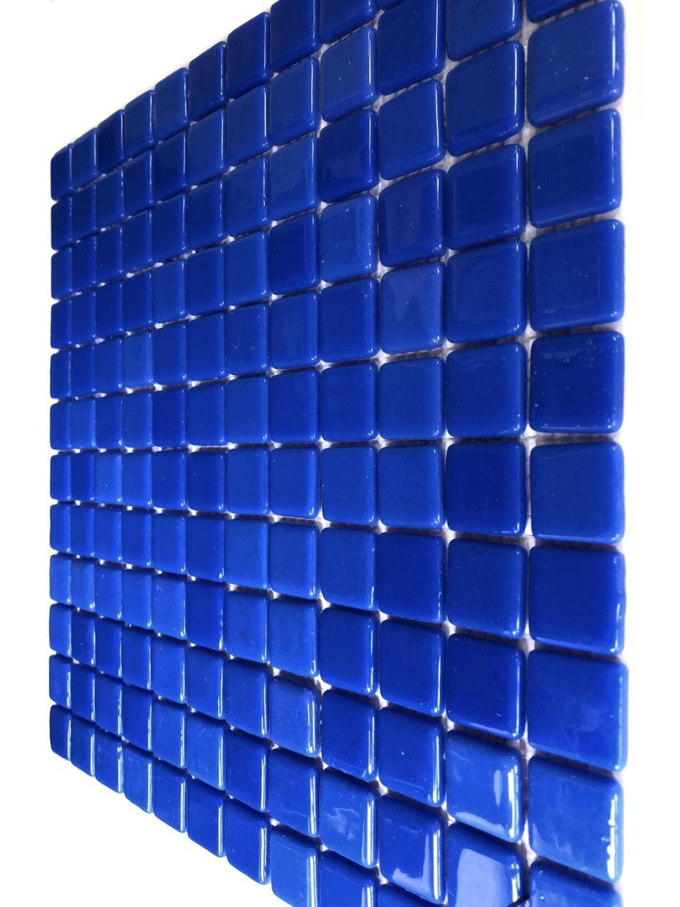 Мозаика стеклянная Antarra Mono ST041 (Коллекция Mono, синяя) - фото 3 - id-p97566773