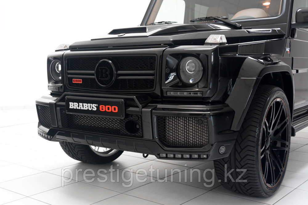 Передние фары на G-Class W463 2007-2017 BRABUS (Черный цвет) HELLA - фото 4 - id-p97567608