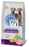 Salute 360 Puppy с уткой и овсом 12кг Сухой Корм для щенков средних и крупных пород Duck/Oats