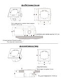 Shelbi SFW-2M-IP44-GD Напольный/настенный лючок, 1 розетка 220В, IP44, золото, фото 11
