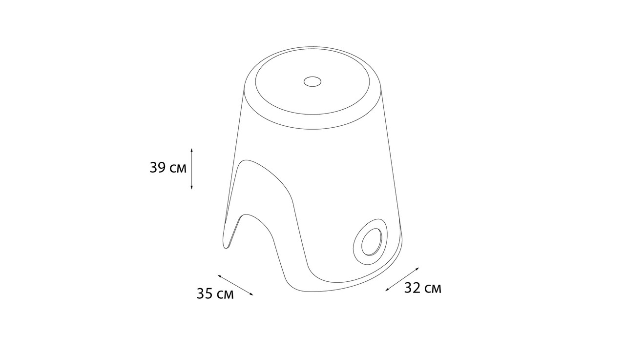 Корзина для белья + стул 2в1 "WENDY" синяя FX-7073-89 (Fixsen, Чехия) - фото 2 - id-p97569027