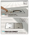 Shelbi SFW-2M-IP44-HN Напольный/настенный лючок, 1 розетка 220В, IP44, закаленный никель, фото 8