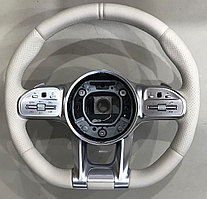 Руль SPORT на G-Class W463A 2018-22 (Бежевая кожа)