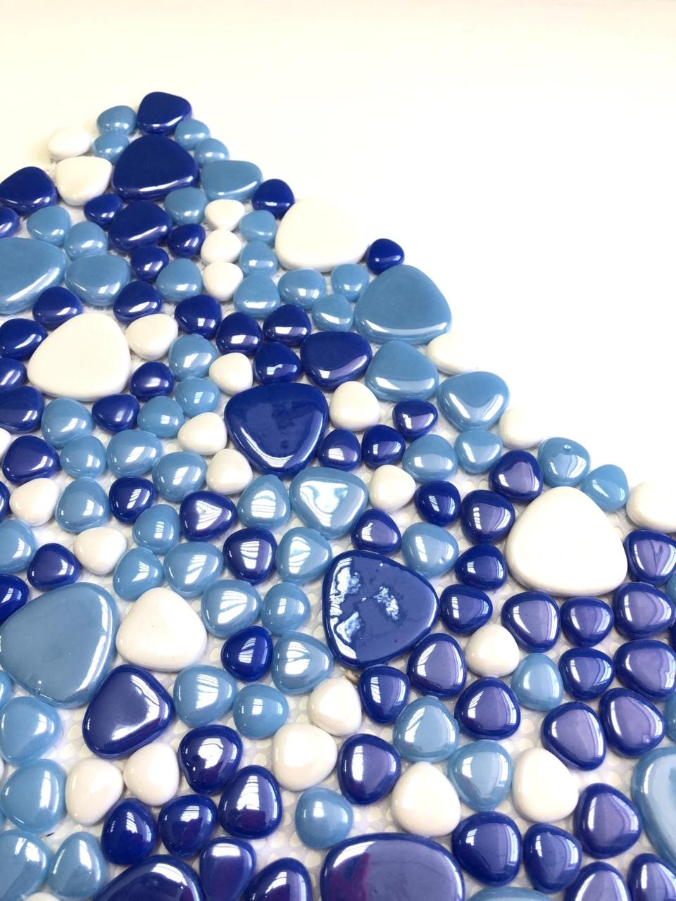 Мозаика стеклянная Antarra Drops Mix DIR 041-042 (Коллекция Drops Mix, Marina, синяя) - фото 6 - id-p97575467