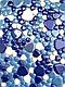 Мозаика стеклянная Antarra Drops Mix DIR 041-042 (Коллекция Drops Mix, Marina, синяя), фото 4