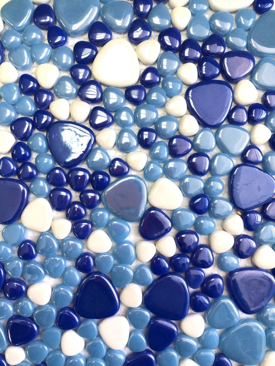 Мозаика стеклянная Antarra Drops Mix DIR 041-042 (Коллекция Drops Mix, Marina, синяя) - фото 4 - id-p97575467