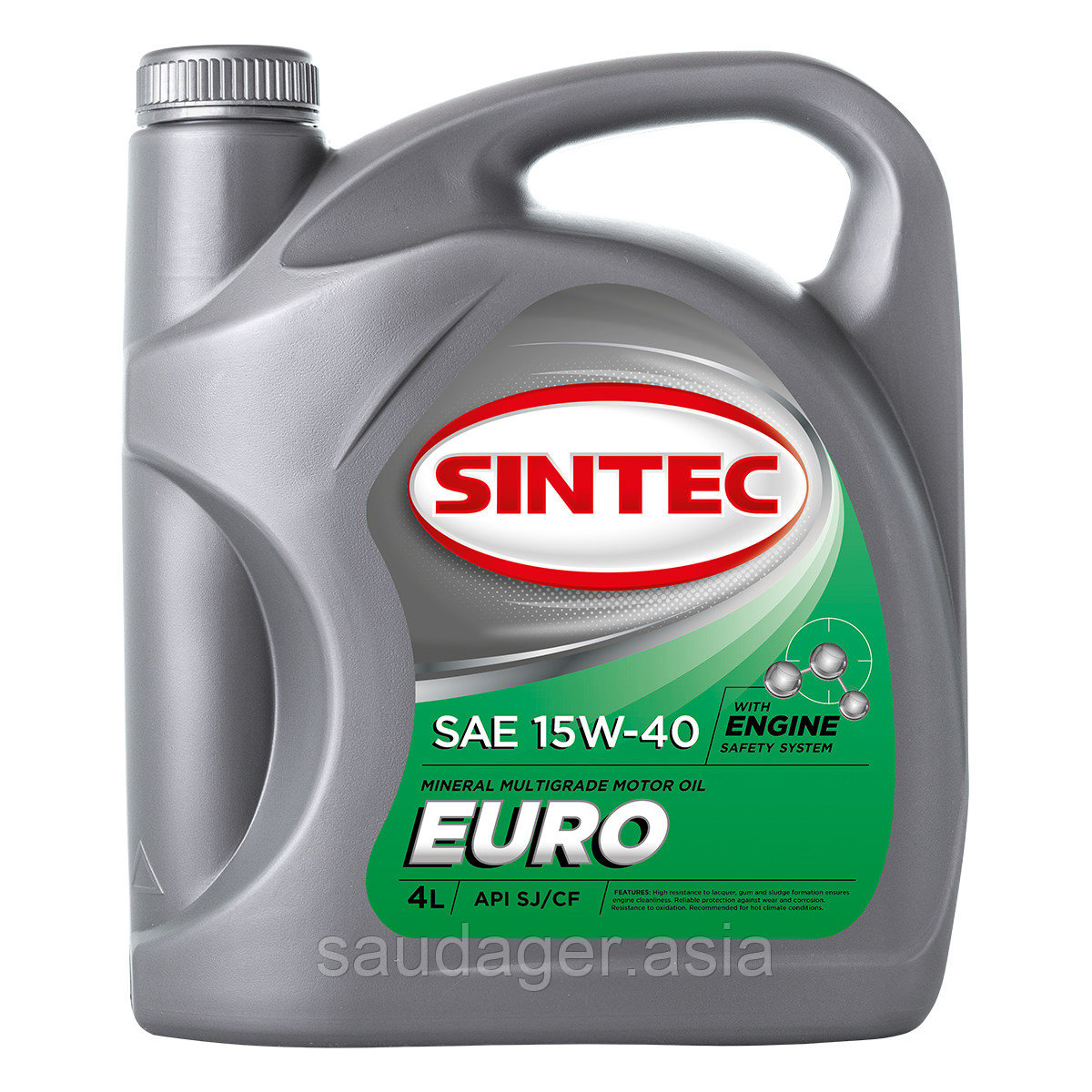 Масло моторное SINTEC EURO SAE 15W-40 API SJ/CF (5л)