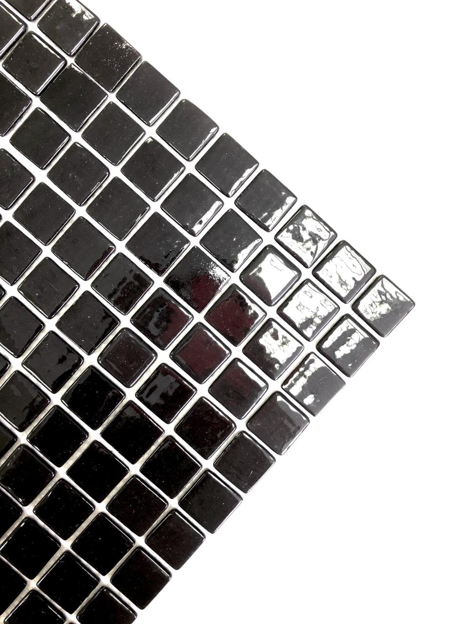 Мозаика стеклянная Antarra Mono ST012 (Коллекция Mono, чёрная) - фото 6 - id-p97576895