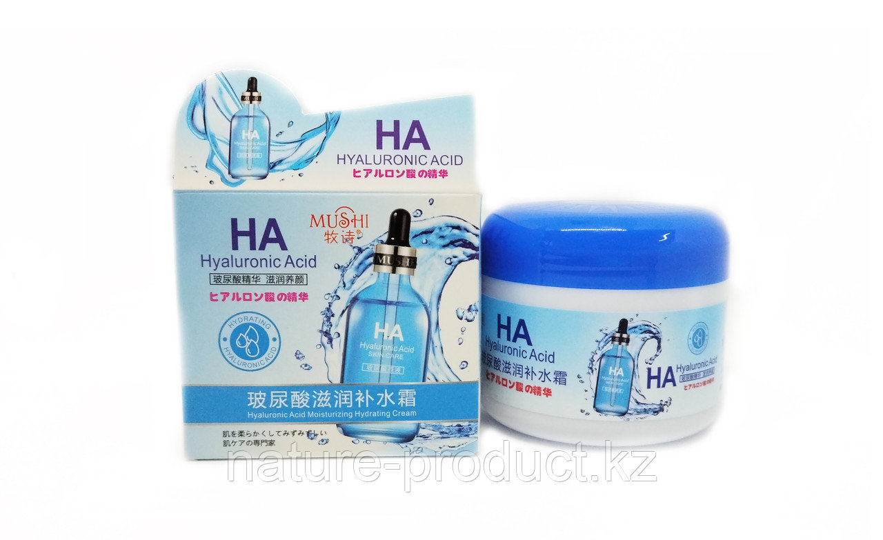 Крем для лица с гиалуроновой кислотой HA Hyaluronic Acid Water Get  Cream, MUSHI, 85г
