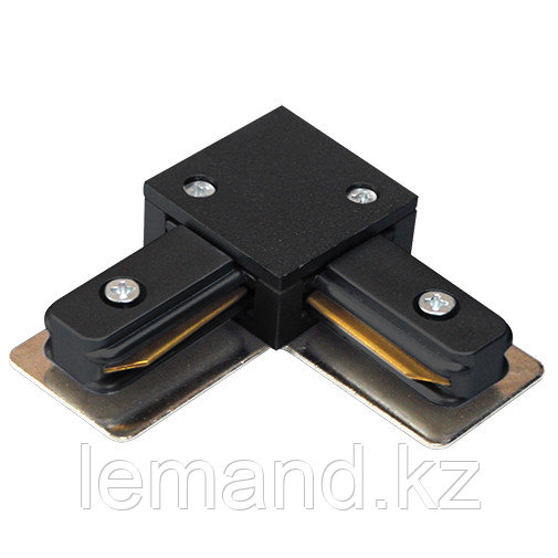 Соединитель шинопровода угловой BLACK STANDART L-CONNECTOR (2 LINE) - фото 1 - id-p97533091