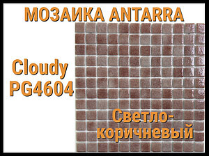 Мозаика стеклянная Antarra Cloudy PG4604 (Коллекция Cloudy, светло-коричневая)