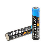 Аккумулятор Robiton_HR03/AAA 600maH Ni-Mh BL2,  1,2В. блистер, цена за 1 штуку, фото 2