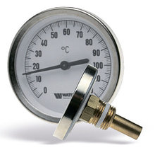 Термометр биметаллический аксиальный WATTS F+R801 SD 0-150 °С 100 мм ½\"