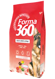 Forma 360 Maxi/Large Adult Lamb Rice, сухой корм для собак крупных и гигантских пород с ягненком и рисом