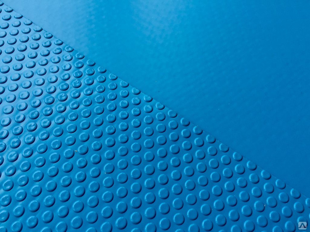 Пвх пленка Haogenplast Blue 8283 Antislip для бассейна (Алькорплан, голубая противоскользящая) - фото 4 - id-p97581555