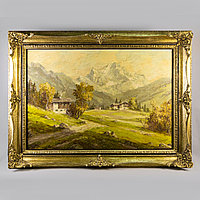 «Долина в Альпах». Автор – Wolfgang Heinz Unger