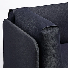 Кровать-кушетка РОВАРОР темно-синий  90x200 см. ИКЕА, IKEA, фото 3