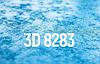 Пвх пленка Haogenplast Blue 8283 3D для бассейна (Алькорплан, голубая), фото 3