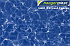 Пвх пленка Haogenplast Galit NG Cool Sparks для бассейна (Алькорплан, синие блики), фото 2