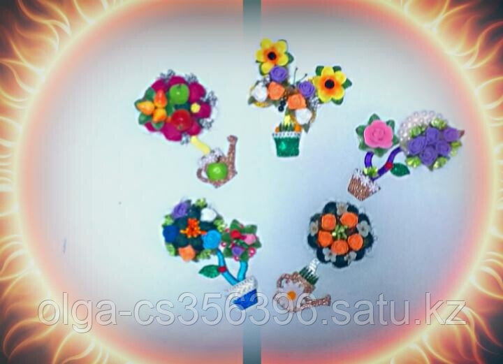 Магниты топиарчики. Высота . 14 см. Creativ 052