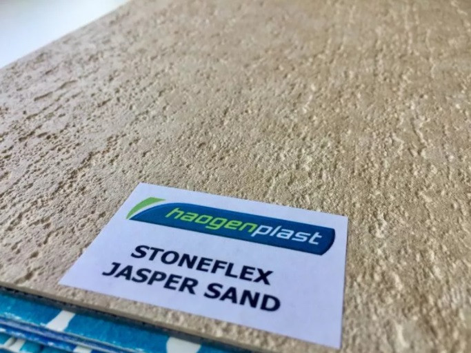 Пвх пленка Haogenplast StoneFlex Jasper Sand для бассейна (Алькорплан, песочная яшма) - фото 3 - id-p97582401