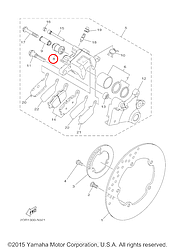 Уплотнение мотоцикл Yamaha Y R6 5SL2591700