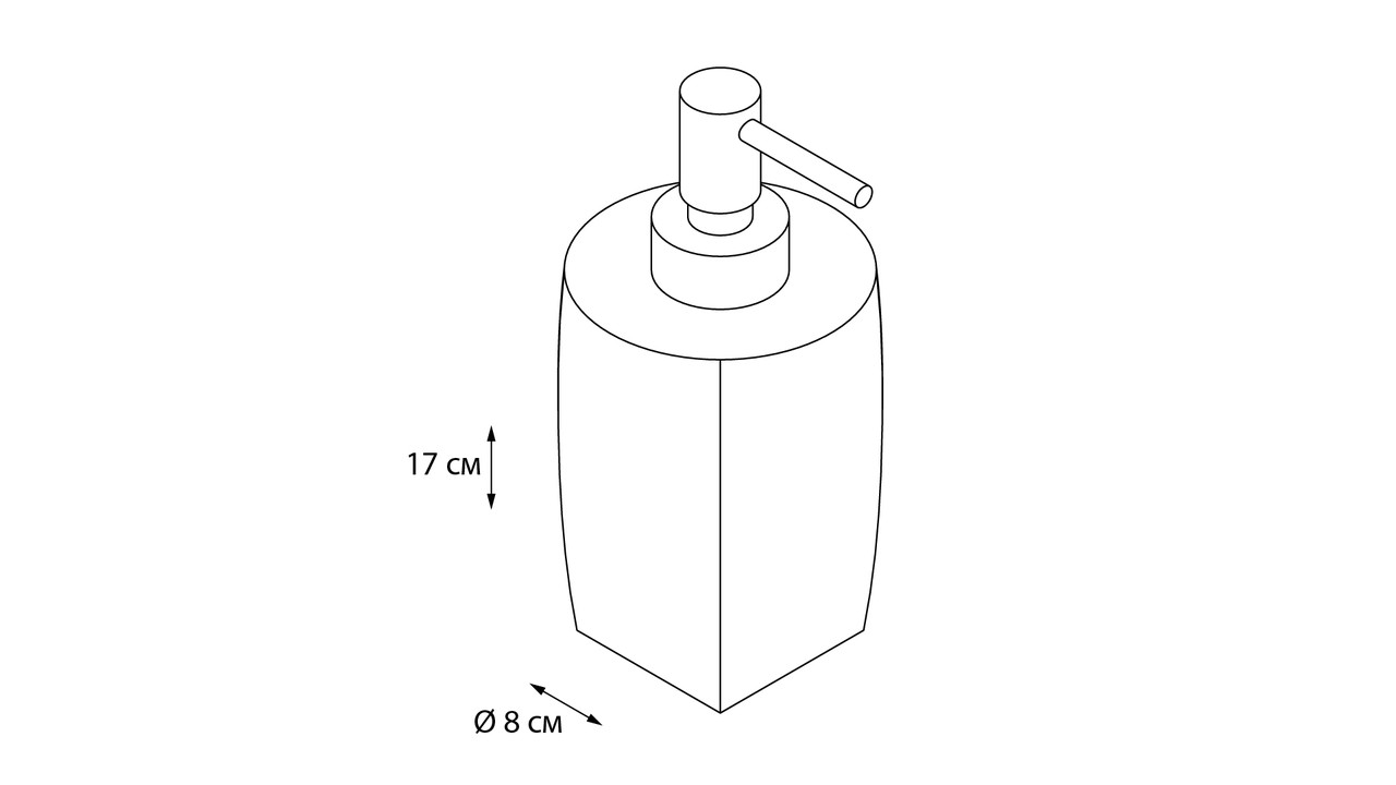 Дозатор жидкого мыла "BALK" FX-270-1 (Fixsen, Чехия) - фото 2 - id-p97582580