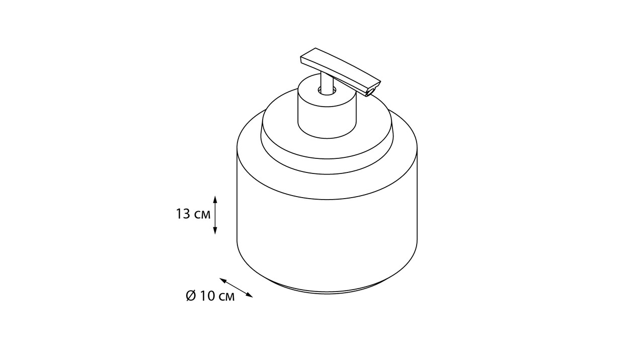 Дозатор жидкого мыла "COIN" FX-250-1 (Fixsen, Чехия) - фото 2 - id-p97582622