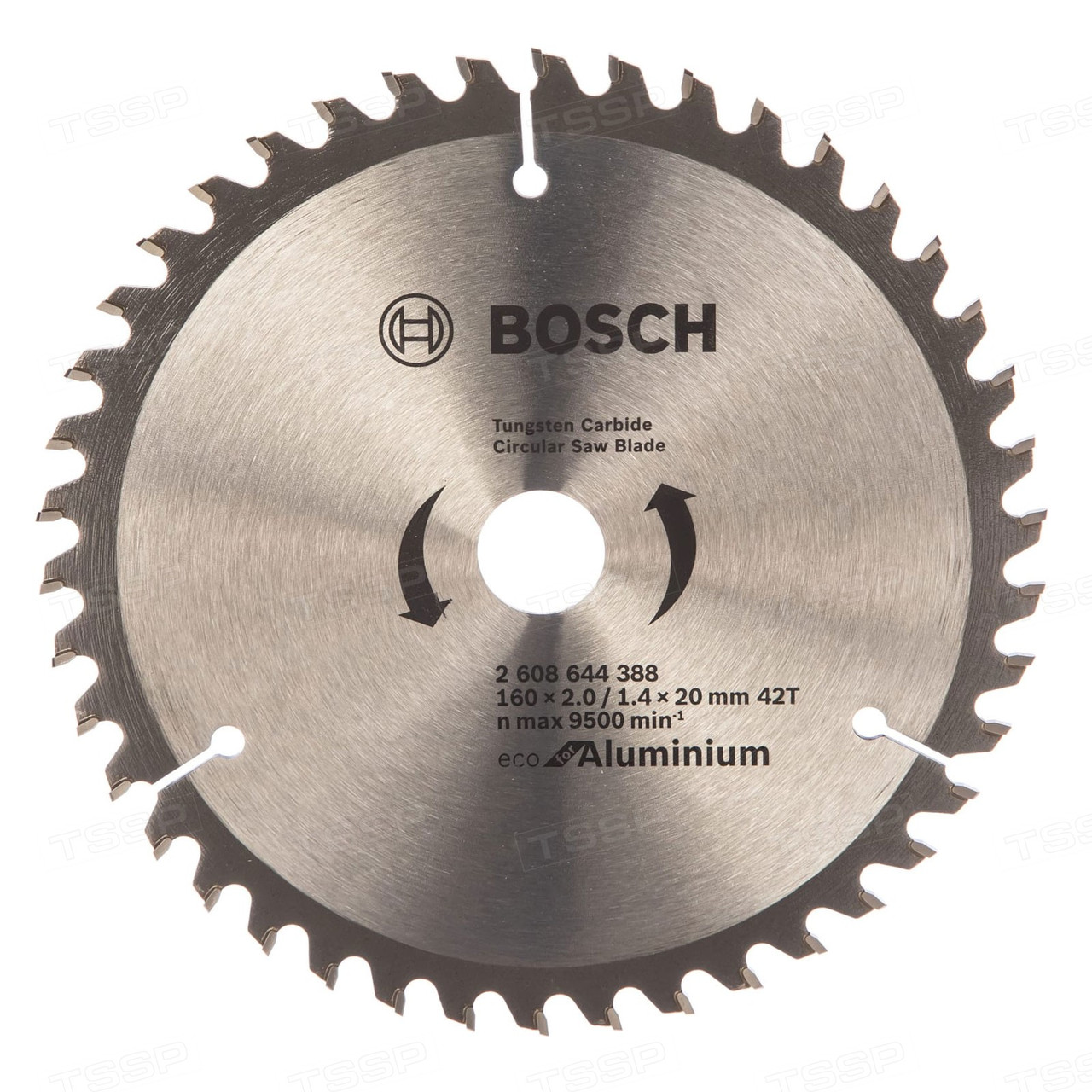 Диск пильный по алюминию Bosch Eco for Aluminium 160*20-42T 2608644388 - фото 1 - id-p97581201