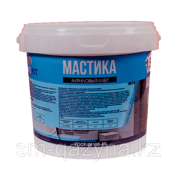 Клей "МАСТИКА " Favorit Акриловый 1.5 кг - фото 1 - id-p97583684