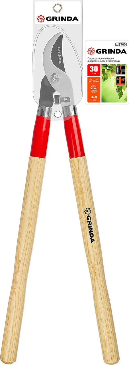 Сучкорез W-700, GRINDA 740 мм, деревянные ручки (40232_z02) - фото 5 - id-p97583633