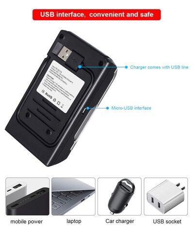 Зарядное устройство PALO NC555 с питанием от USB + комплект Ni-MH аккумуляторов (4AA + 4AAA) - фото 3 - id-p97589261