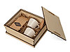 Подарочный набор с кофе, чашками в деревянной коробке Кофебрейк, фото 2
