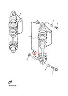 Втулка на задних амортизаторах Yamaha Y Virago 4KG2221600