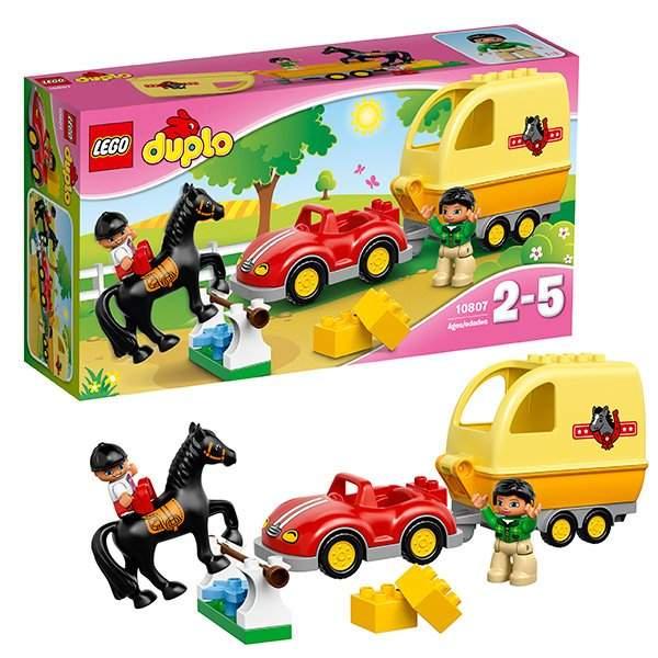 Lego Duplo 10807 Лего Дупло Трейлер для лошадок