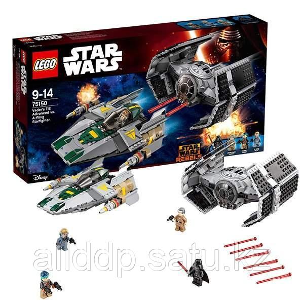 Lego Star Wars 75150 Лего Звездные Войны Усовершенствованный истребитель СИД Дарта Вейдера