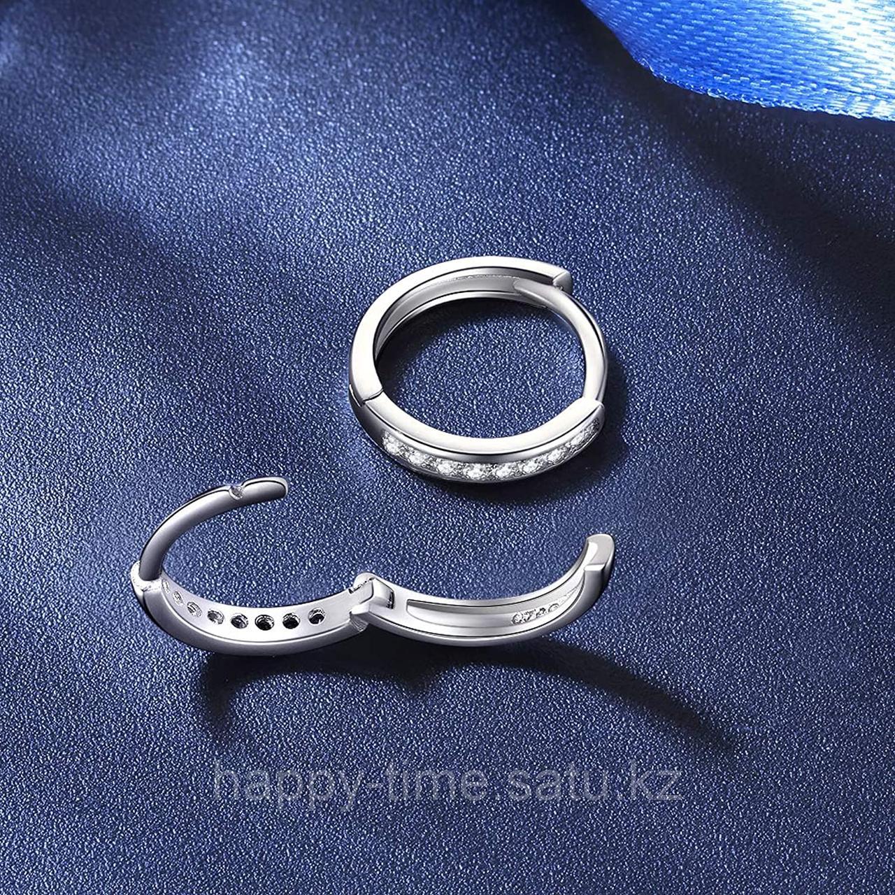 Серебряные кольца-серьги - фото 3 - id-p97601113