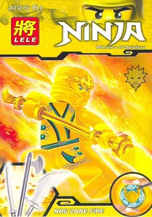 Конструктор LELE "NINJA / НИНДЗЯ" Арт.9589 "NRG ZANE FIRE"