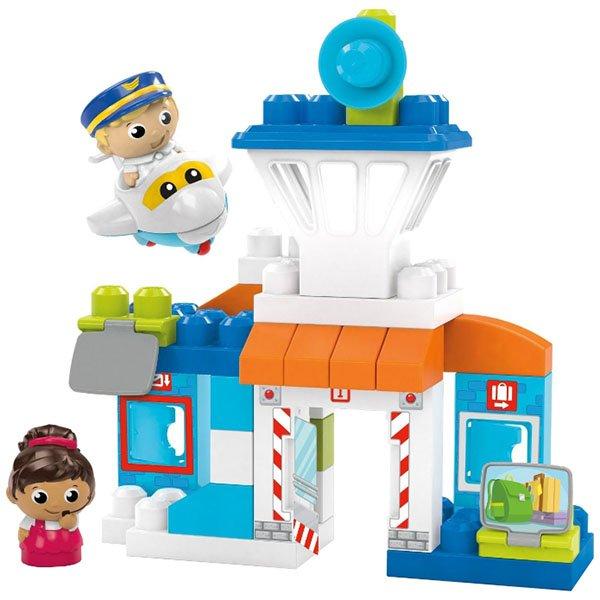 Mega Bloks DPJ56 Мега Блокс Игровой набор - конструктор ,Аэропорт,