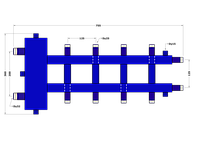 Коллекторы с гидрострелкой DGB32-U2+2+1.25.125